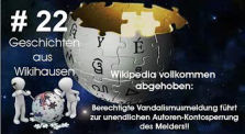Wikipedia abgehoben: Vandalismusmeldung führt zur Sperrung des Melders | #22 Wikihausen by wikihausen_channel