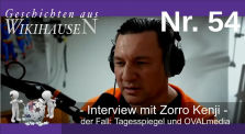 Interview mit Zorro Kenji - Der Fall: Tagesspiegel und OVALmedia  | #54 Wikihausen by wikihausen_channel